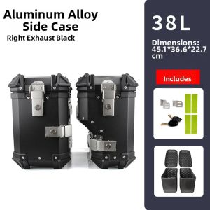 Waterproof Large Capacity 38L Motorcycle Side Box