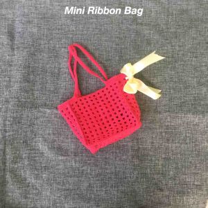 Mini Ribbon Bag Tas Rajut