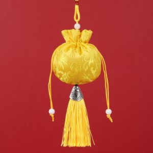 TÚI GẤM HẦU BAO THÊU LONG PHỤNG DÙNG ĐỰNG TRANG SỨC KT 7X9CM