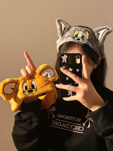 ผ้าคาดผมยางยืดลายสัตว์น่ารักสำหรับผู้หญิง ผ้าคาดผมสำหรับใส่หน้ากาก แปรงฟัน ล้างหน้า ออกกำลังกาย ผ้าคาดผมสำหรับผู้หญิง