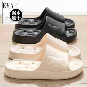 Eva Slippers Womens 2025 New Indoor Home Bathroom Silent Anti-slip Deodorant Home Use Summer Cool Slippers for Women