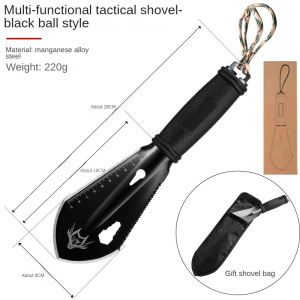 Camping  Tool Lipat Saw Wrench  Outdoor Shovel 6 in 1 Pisau Survival Knife Portable Tool Lipat Saw Wrench Nail 28CM Equipment