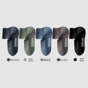 MiiOW | Mens Short Socks Anti-Odor Absorbent Cotton Boat Socks Right Angle Design Comfortable Breathable Summer Socks Catman Brand