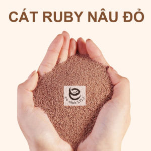 Cát RUBY thủy sinh nâu đỏ vật liệu lọc trải nền trang trí bể cá hồ thủy sinh tiểu cảnh siêu đẹp