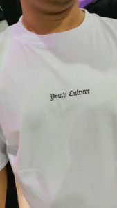 STALKER - TSHIRT BASIC LIL FONT - KAOS BASIC PUTIH - KAOS SIMPLE - KAOS DISTRO - KAOS COMBED 24S