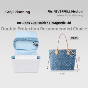 FANJI PROJECT | Durable Thin Neverfull Insert Bag Zipper