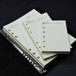 1 Pack A5/A6/A7 Refill Paper 6 Holes Loose Leaf Paper 6 Ring Refillable Binder Notebook Planner Diary