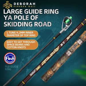 NEW | Fishing rod |Spinning rod FUJI Guides rings| L action /Fast power |Lebgth:1.68M/1.83M/1.98M | solid wood handle | Ultralight Carbon Fishing Spinning Rod |X-cross Carbon