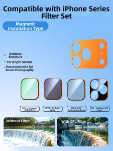 MOSHUGE | Light Reduction Anti-Reflective Light Softening UV Protective Filter Kit