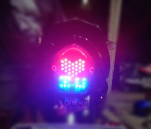 Stoplamp runnning Satria Fu barong / Facelift model I Love U 10 mode otomatis