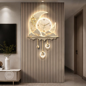RUIBAHAO | Luxurious 2026 New Style Slatted Wall Clock