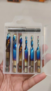 QBLADE Mata Bor Tap Drat Set Mata Bor Lubang Sekrup 3022 6Pcs