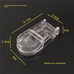 Cute Medicine Crusher Plastic Medicine Powder Grinder Tablet Rolling Powder Box For Home Rotate Manual Grinding Pill Box