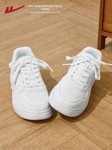 Warrior | Breathable Thick-Soled Fleece-Lined Sporty Casual White Shoes Female