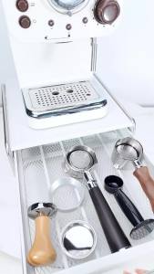 Leeseph K Cup Holder Drawer Space Saving K Pod Storage Organizer for Countertop Coffee Machine Base Coffee Pod Drawer