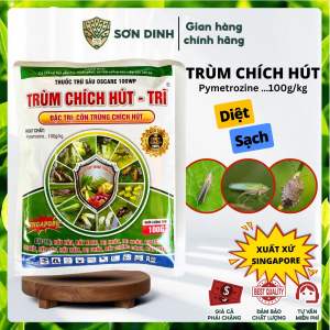 Thuốc Trùm ch.ích hút Singapore diệt sâu rầy bọ xít bọ trĩ gói 100g