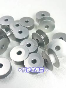 Anodized Aluminum Large Bobbins for Walking Foot Sewing Machines Beveled/Flat Type 2.55cm Diameter Industrial Sewing Machine Acc