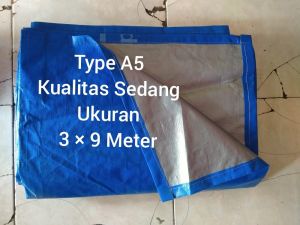 terpal plastik type A5 ukuran 3 × 9 meter