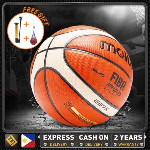 【Goods in stock】ORIGINAL Basketball FIBA GG7X Size 7 Indoor Outdoor Training Ball with Pump Needle Net