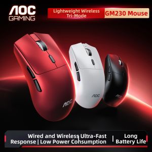 AOC | Triple-mode Bluetooth Wireless Gaming Mouse Lightweight Rechargeable Macro Programmable