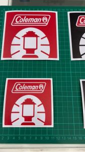 สติกเกอร์ Coleman สติกเกอร์แคมป์ปิ้ง โคลแมน (V.4) สำหรับ 3M แท้