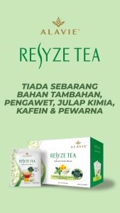 ALAVIE Resyze Tea 25s 爆脂塑身排水肿解便秘降三高菊花茶 *Detox Slimming Weight Loss Constipation Slim Tea Halal*
