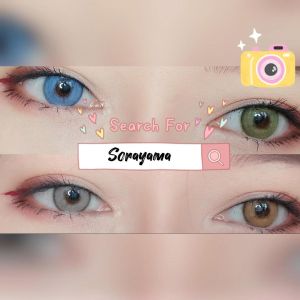 เลนส์แฟชั่นเรนเดอร์สีมาก 14.0mm Monthly Replace ด้วย Motion Sensor และ Sorayama Design - เลนส์น่ารักๆ