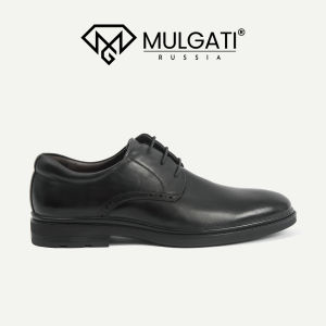 Giày tây nam MULGATI Brogues Derby viền dập lỗ da trơn - FA09028