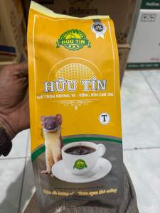 Cà Phê Robusta Hương Moka - 1kg Hữu Tín Coffee - Cafe Rang Xay Pha Phin - Gu Mạnh Vị Đậm
