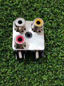 Socket rca 3pin model kotak toko milah elektronik