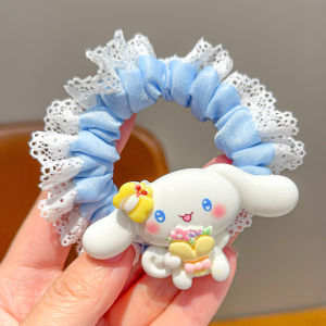 Princess Elsa Cartoon Hair Ties for Girls Cute Little Girls Hair Bands No Damage to Hair Bow Headbands Korean Style Hair Accessories