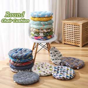 Round Chair Cushion Cotton Linen Floor Prayer Cushion Tatami Home Decor