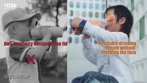 TYESO 2025 01008/01010 vacuum insulated 304 bottle keep cold and hot 600ML/900ML