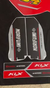 Desain Terbaru MERAH HITAM untuk Decal Sticker KLX BF 150