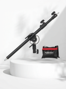 AMBITFUL | Adjustable Swivel Arm Tripod Stand for Flash/Studio Light