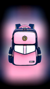 UISNMALL #B2024 New Spine Protective Kids School Bag Waterproof Backpack Large Capacity Student SchooBag