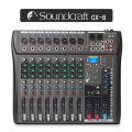 Soundcart CX-8 professional 8-way stage wedding small performance with Bluetooth digital effect home karaoke mixer.. 