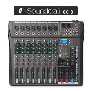 Soundcart CX-8 professional 8-way stage wedding small performance with Bluetooth digital effect home karaoke mixer.