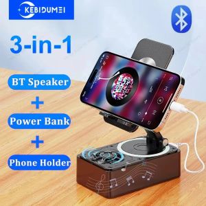 Loa Bluetooth 5.3 3 Trong 1 Tích Hợp Giá Đỡ Máy Tính Bảng Sạc Dự Phòng Không Dây Có Thể Gập Lại Dùng Cho Họp Video Và Phát Trực Tiếp