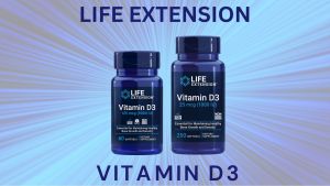Life Extension Vitamin D3 125 mcg (5000 IU) 60 Softgels / 25mcg (1000 IU) 250 Softgels