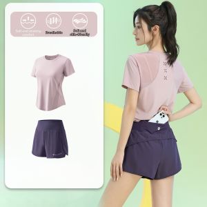 BAISILING | Quick-Drying Lightweight Breathable Exercise Set with Back Pocket For Phone
