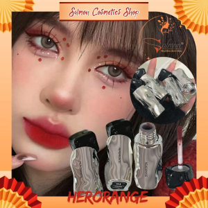 Son Kem Nhung Lì HERORANGE HR698 Vỏ Bạc Nắp Đen Hiệu Ứng Mờ Lì Bền Màu Hottrend Nội Địa Trung