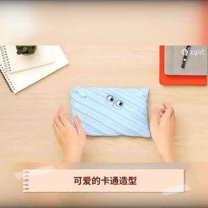 Zipit Monster Zipper Bag Cosmetic Bag Large Pencil Case Art Student Stationery Case Handbag Middle School Student Teacher Gift L