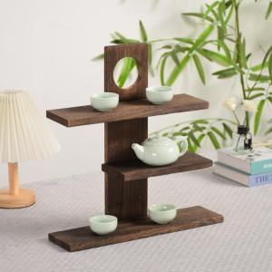 New Chinese Style Wooden Display Shelf