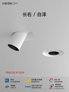 Adjustable Angle Long Tube Embedded Spotlight Wall Wash Lighting Sconce Deep Cup Anti-glare Entrance Hall Art Painting Display