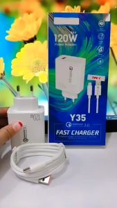 Charger VVO Y35 120W Power Adapter Quick Charge 3.0 Support Fast Charging