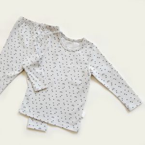 Kids Heattech Intimates Cotton Boys Long Johns Top & Bottom Suit Baby Pajamas Autumn Baby Girl Long Johns Set Suit Home