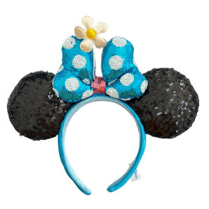 Disney Princess series Mermaid Minnie Mouse Headband  shell Bows EARS COSTUME Headband Cosplay Plush Adult/Kids Headband Gift