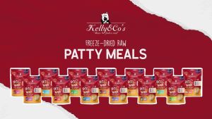 เคลลี่แอนด์โค อาหารบาร์ฟ แพ็ตตี้ มีล สูตร ผสมผัก และผลไม้ กินแทนอาหารเม็ดได้ สำหรับสุนัข 226 ก