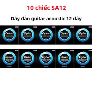 IRIN | 10 Chiếc Orphee SA12 Phốt Pho Đồng Dây Đàn Guitar Acoustic Bộ 12 Dây Đàn Guitar Dân Gian Chuyên Nghiệp Phụ Kiện Guitar
